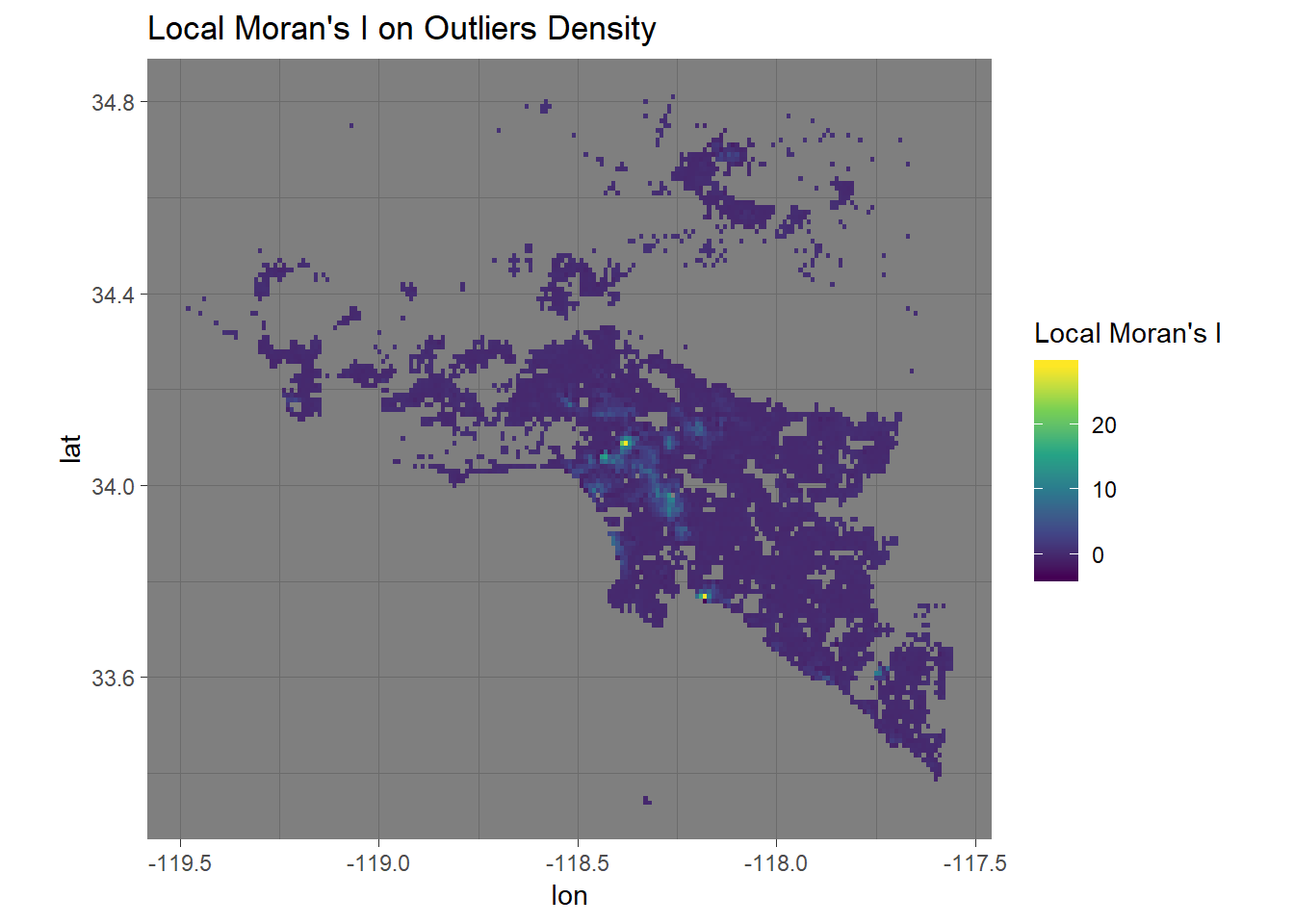 Spatial Autocorrelation of Log Error Outliers
